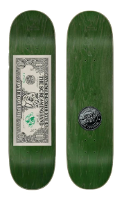 Santa Cruz Dollar Hand 8.25" Deck
