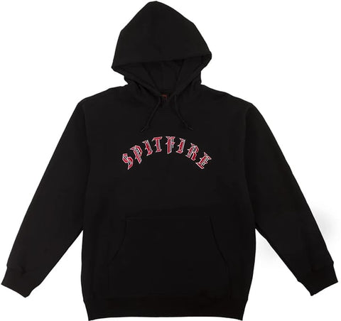Spitfire Old E Custom Pullover Black w Red Embroidery