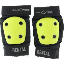 Pro-Tec Rental Knee Pads Black/Neon Yellow