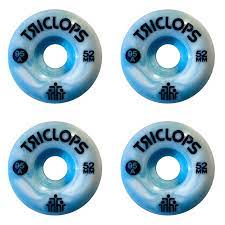 Triclops Wheels - Blue Marbles 95A