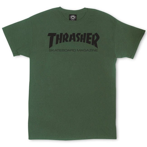 Thrasher Skate Mag Tee Green