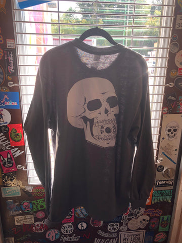 Long Sleeve The Shop Skull Logo Shirt